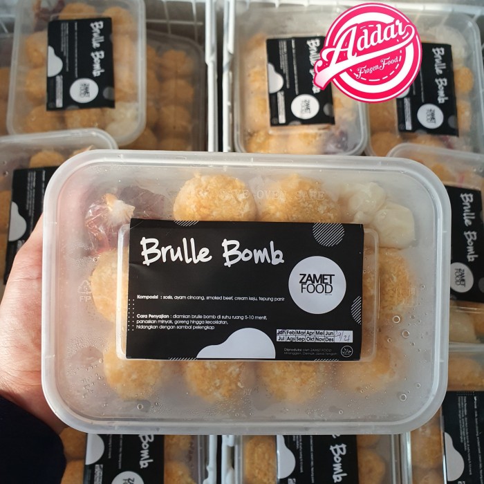 

Bruule Bomb Zamet (isi 10, include sambal + mayonais)