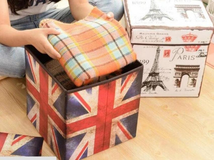 Storage box / Storage Stool / Tempat Mainan LONDON