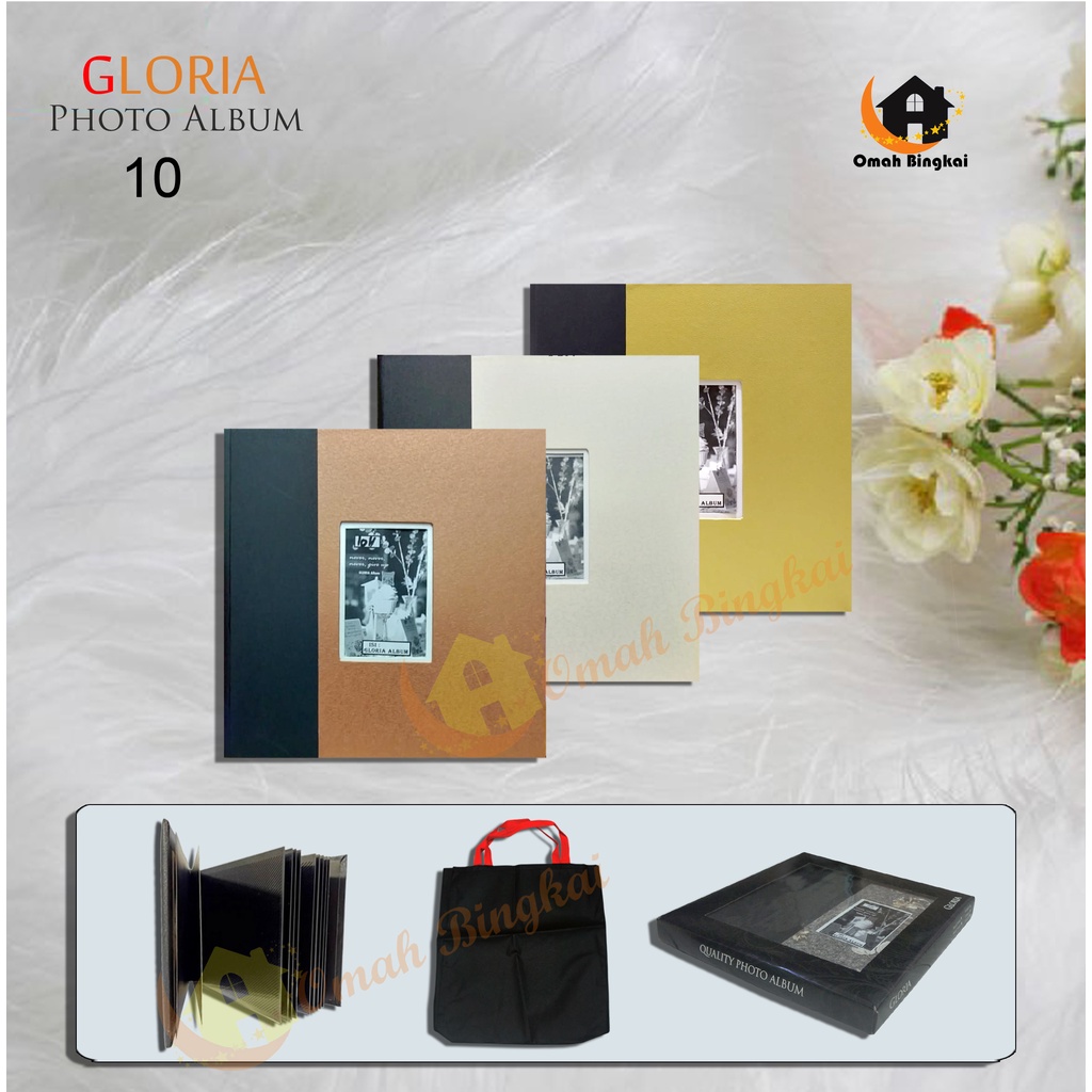 Photo Album magnetik jumbo (isi 10 sheet )