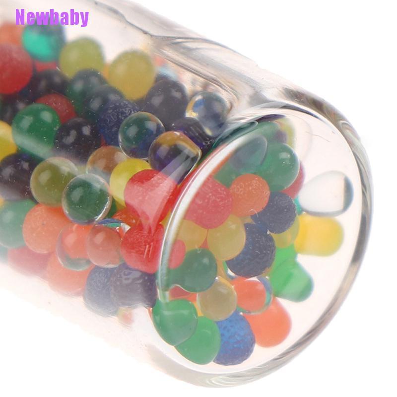 (Newbaby) 10pcs / Set Mainan Miniatur Toples Kaca Bahan Resin Skala 1: 12 Untuk Aksesoris Rumah Boneka