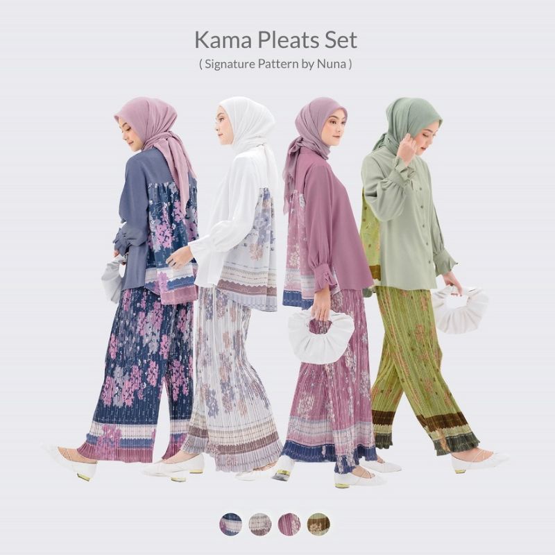 Kama pleats set by Nuna