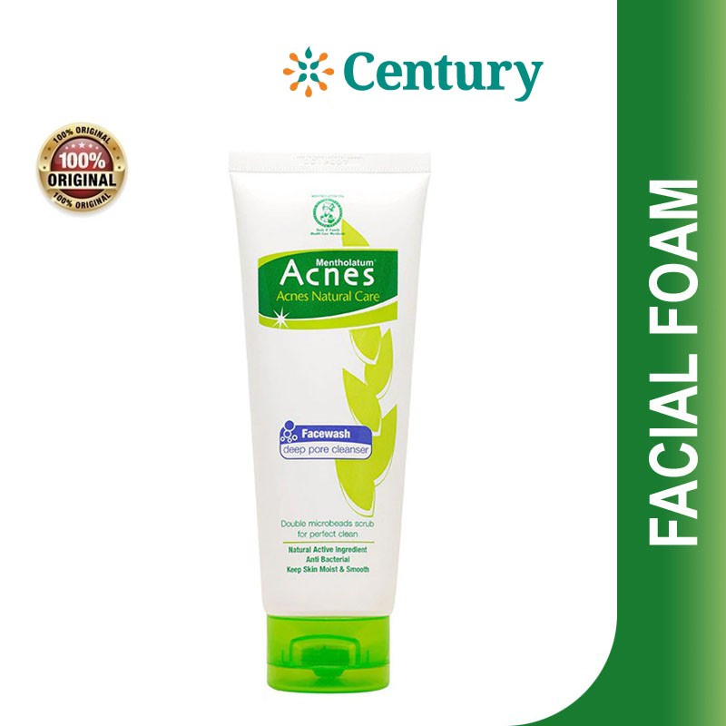 Acnes Face Wash Deep Pore Cleanser 100g / Sabun muka / Facial wash / Anti Acne / Jerawat