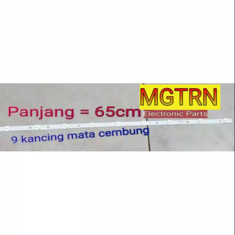 Lampu Backlight Tv LCD/LED 3v 9 kancing
