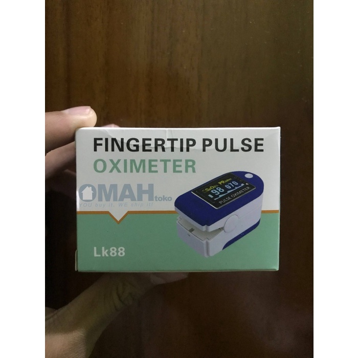 Oximeter Finger Tip lk88 Pulse Alat Pengukur Jantung Kadar Oksigen Original