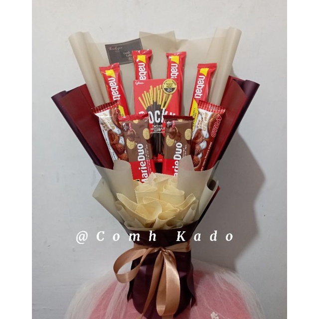 

Buket kado snack ultah