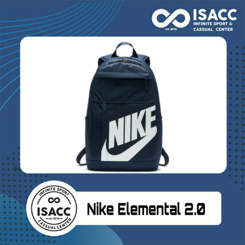 Tas Ransel Backpack Daypack Nike Original Elemental 2.0 Pria Wanita BNIB Traveling Sekolah Olahraga