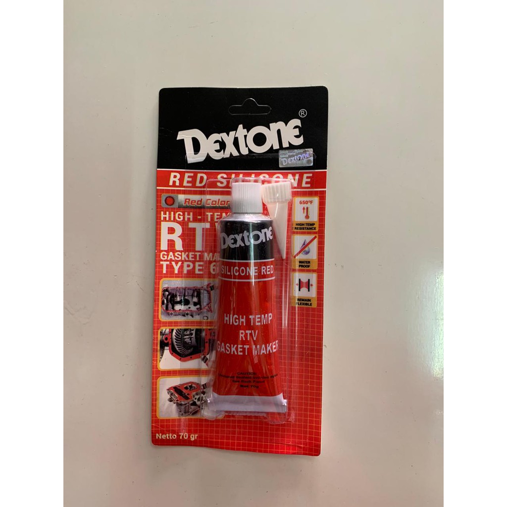 

Lem Dextone merah silicone 70 gram besar