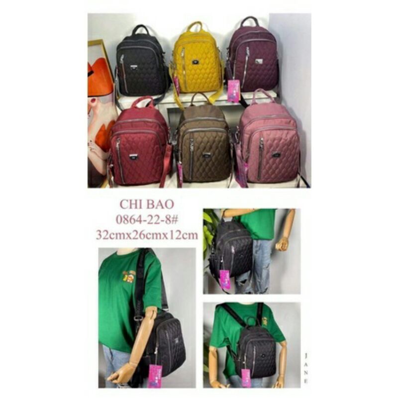 ransel chibao kanvas 0864 -22 + selempang