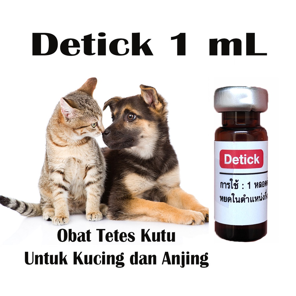 PH.Medan DETICK 1ml/2ml - Obat Kutu untuk Kucing/Anjing