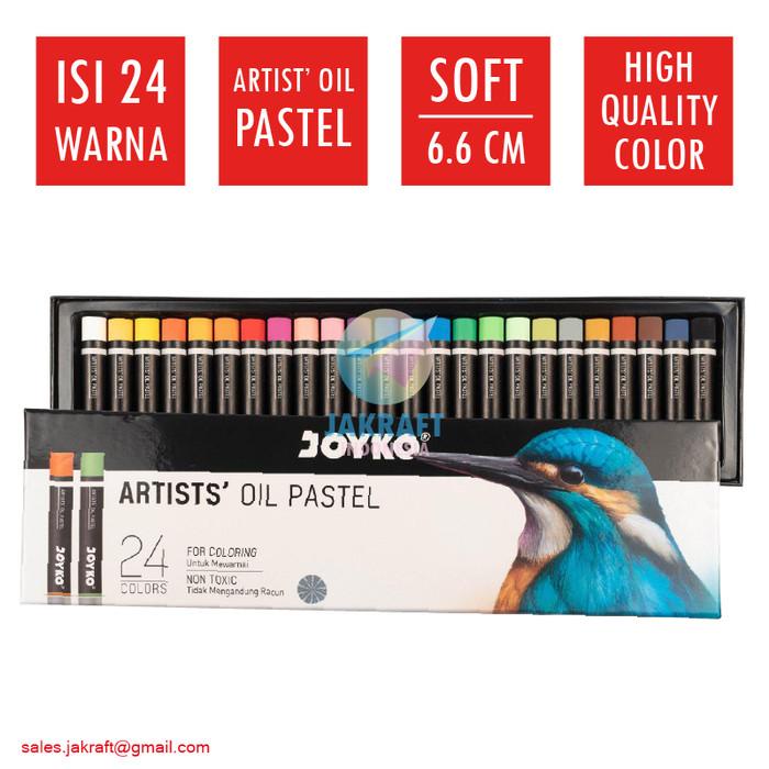 

Krayon Artist Oil Pastel 24 Warna JOYKO OP-24ART Professional Crayon Best Seller