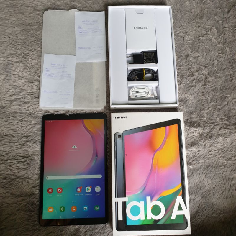 Samsung Tab A 10&quot; 2019 T515 3/32gb 4G LTE normal lengkap siap pakai