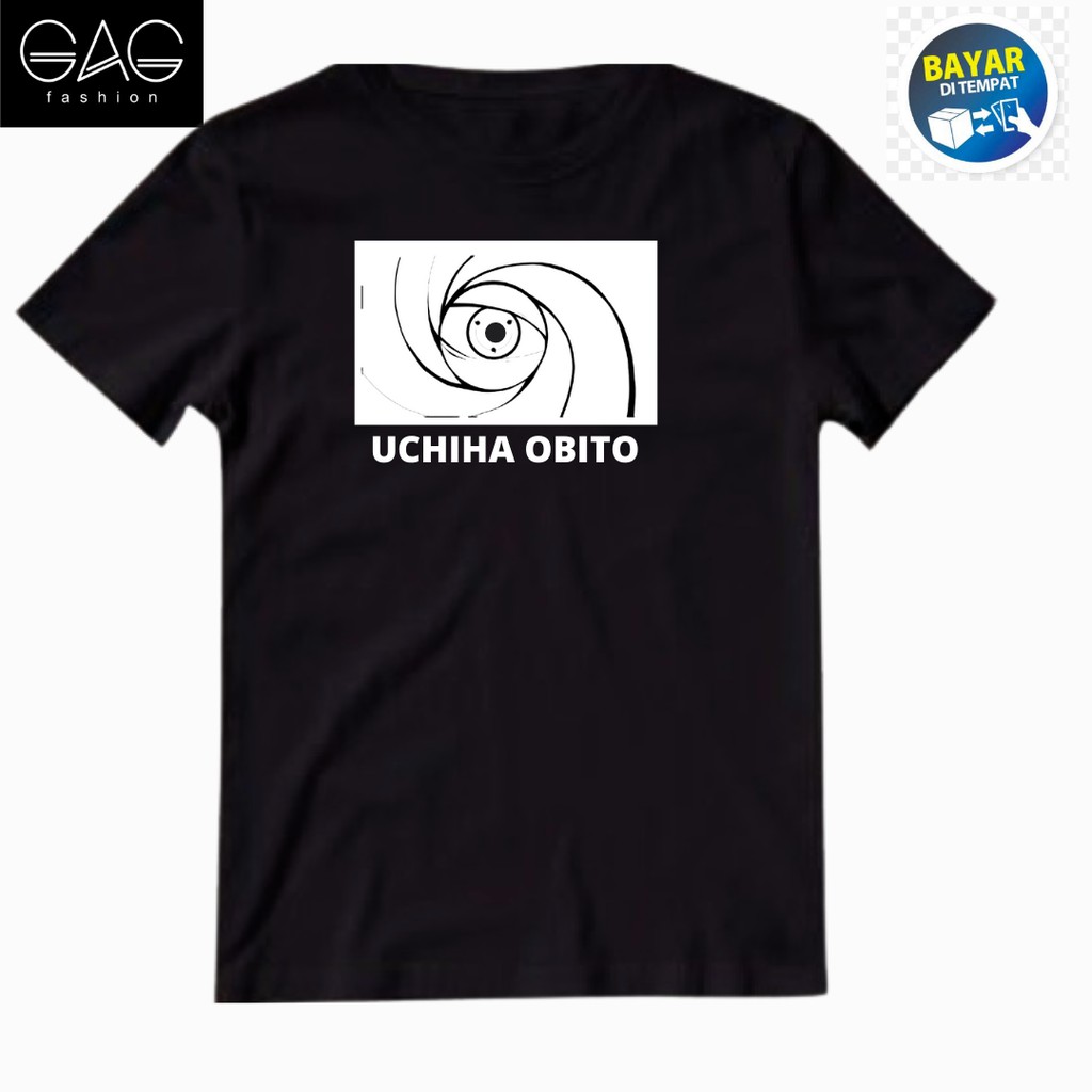 Kaos Distro Anime MASK UCHIHA OBITO UNTUK PRIA DAN WANITA