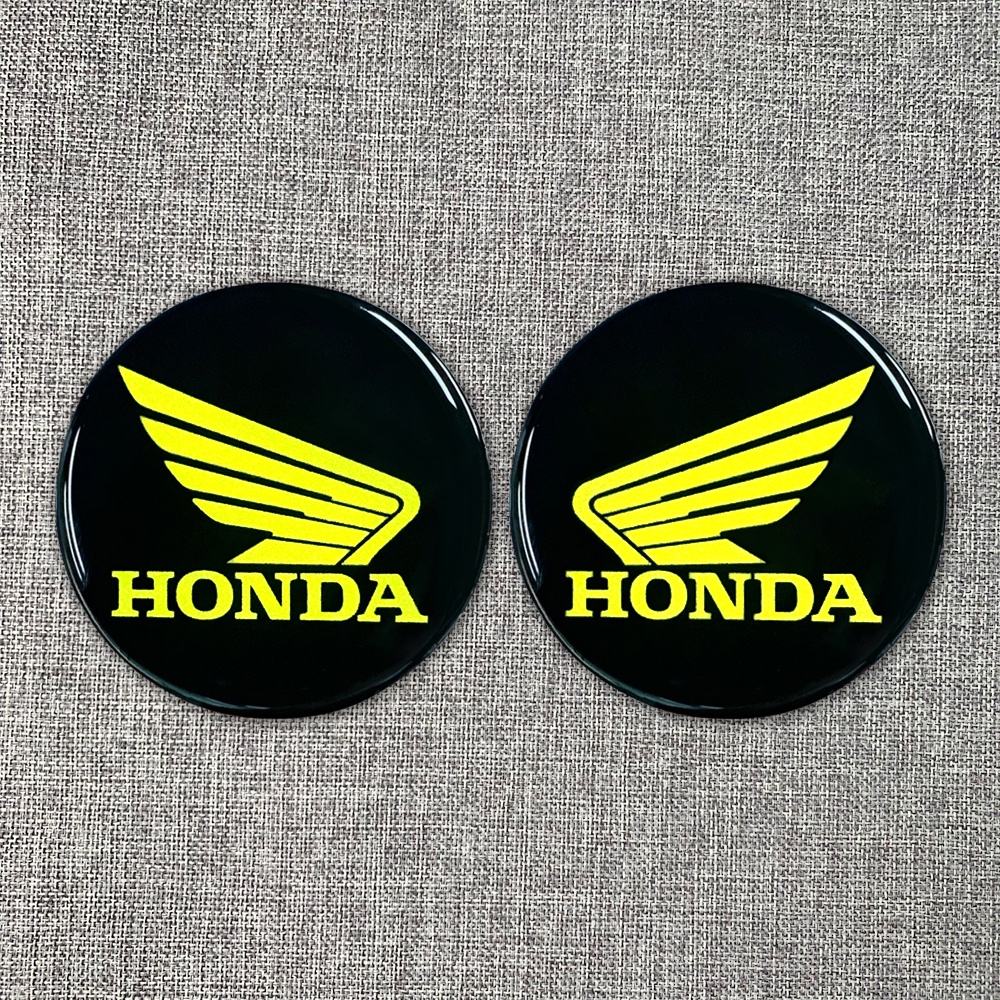 ❤READY STOCK❤ Honda 3D Reflective Logo Decal Epoxy Soft Glue Helmet Decoration Sticker Motorcycle