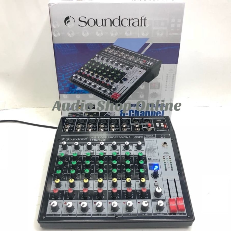 Audio Mixer Soundcraft EFX 8 / 8 USB EFX 8/8