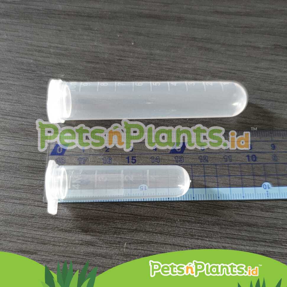 Tabung Botol Plastik Tempat Menyimpan Benih Bibit Hidroponik Seed Bottle 5ML