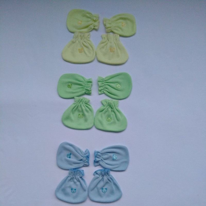 3 Set Sarung Tangan Kaki Bayi Newborn