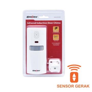 AZKO Krisview Bel Pintu Bel Toko Dengan Sensor Gerak