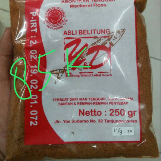 

Sambal Lingkong Abon Ikan Tenggiri Asli Belitung