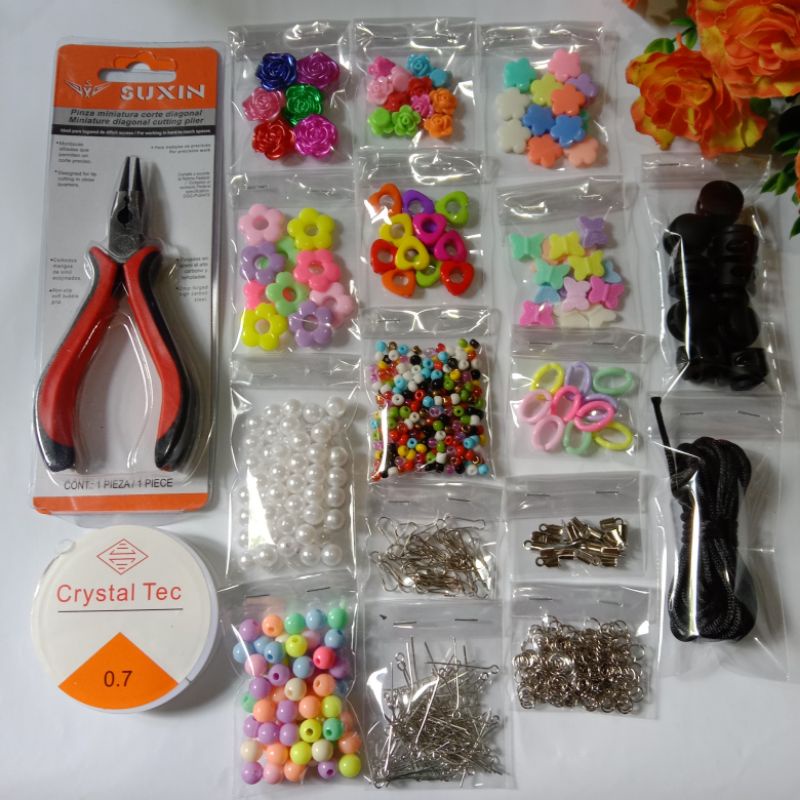 Paket bahan konektor/kalung masker