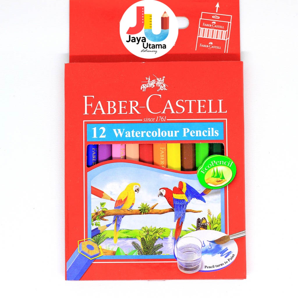 

Faber-Castell Pensil Warna Water Colour 12 Warna Pendek