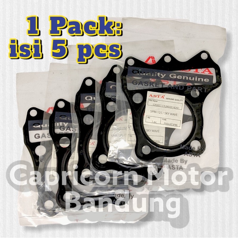 PAKING GASKET CYLINDER HEAD ATAS SPIN SKYWAVE SKYDRIVE HAYATE ASTA ISI 5 PACKING KOP