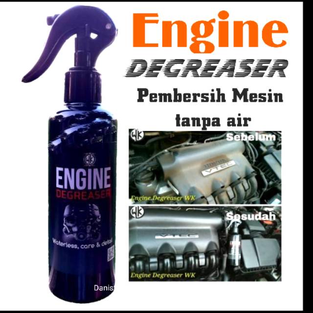 engine degreaser pembersih mesin mobil 250 mili plus kain micro david palmer kain poles super lembut