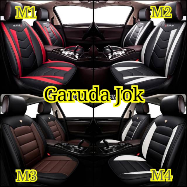Sarung jok mobil kualitas bahan AP FORCE original jenis Cherokee serat kulit halus (No.1 dikelas medium)-1