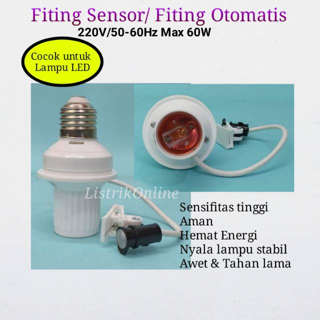 Fiting Otomatis/Fiting sensor/On Off lampu