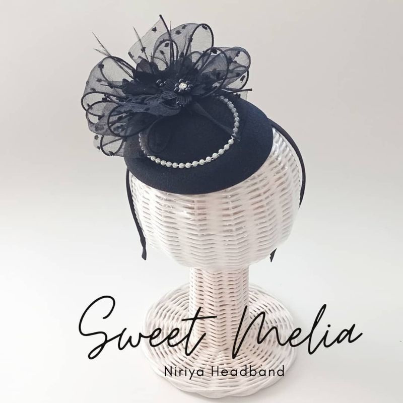 haziksport - sweet melia bando topi bandana anak nylon headband bayi michiko hat bando anak & bayi