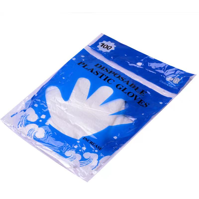 BB7 - Sarung Tangan Plastik Sekali Pakai isi 100 Disposable Plastic Gloves