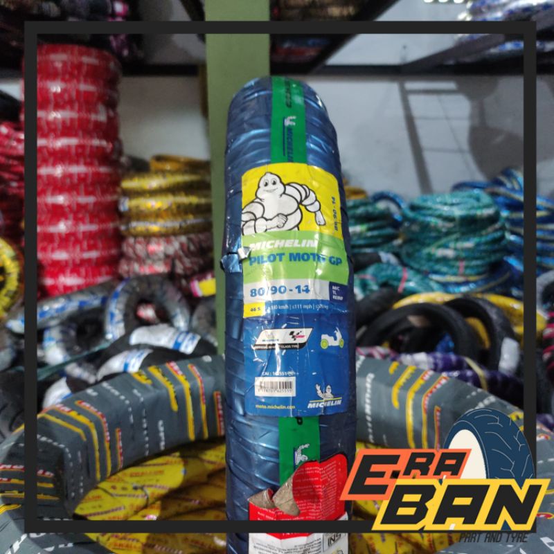 BAN LUAR MICHELIN PILOT MOTOGP 80 90 RING 14 TUBELSS BEAR VARIO MIO