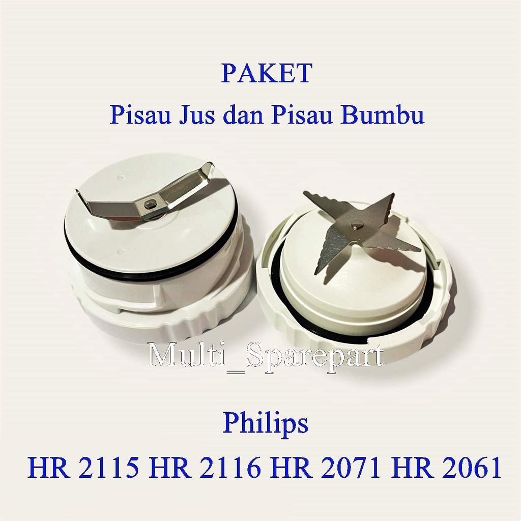 Pisau Blender Jus dan Bumbu 2 PCS PHILIPS HR 2115 HR 2116 HR 2071