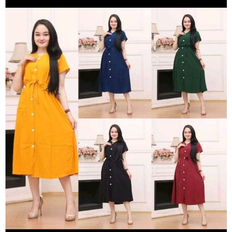 daster Andin murah daster kekinian daster busui daster polos baju tidur santai dress