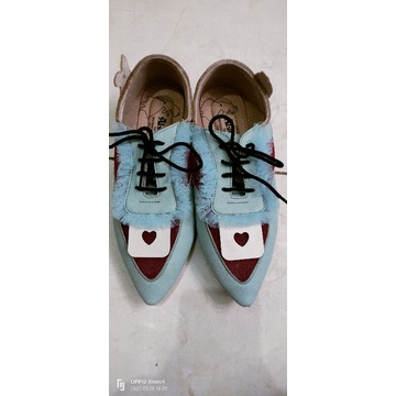 ittaherl x Alice in wonderland white rabbit sneakers 39