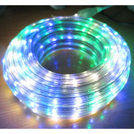 Lampu Selang Gepeng SMD Warna Warni 10m + Colokan Flasher RGB 8 Mode CHAKASU