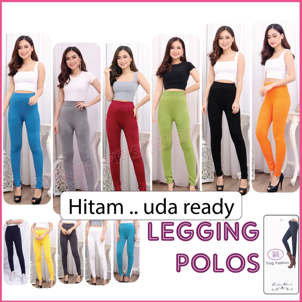 Legging polos panjang / Legging polos wanita / legging polos jumbo fit S ampe XXXL / 901 legging pj / legging wanita