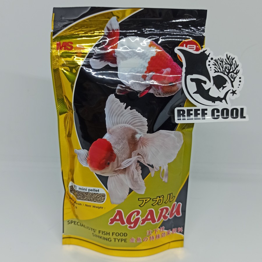 Pelet Gold Fish Agaru Sinking Type - 100gr