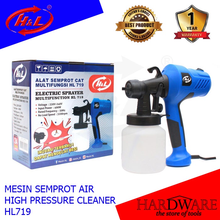 

H&L Electric Sprayer 719 / Alat Semprot Cat Minyak Elektrik