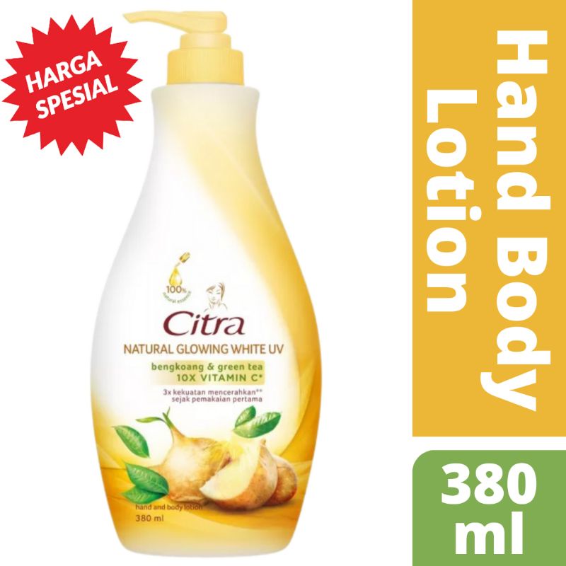 Citra Hand Body Lotion Glowing White UV 380ml