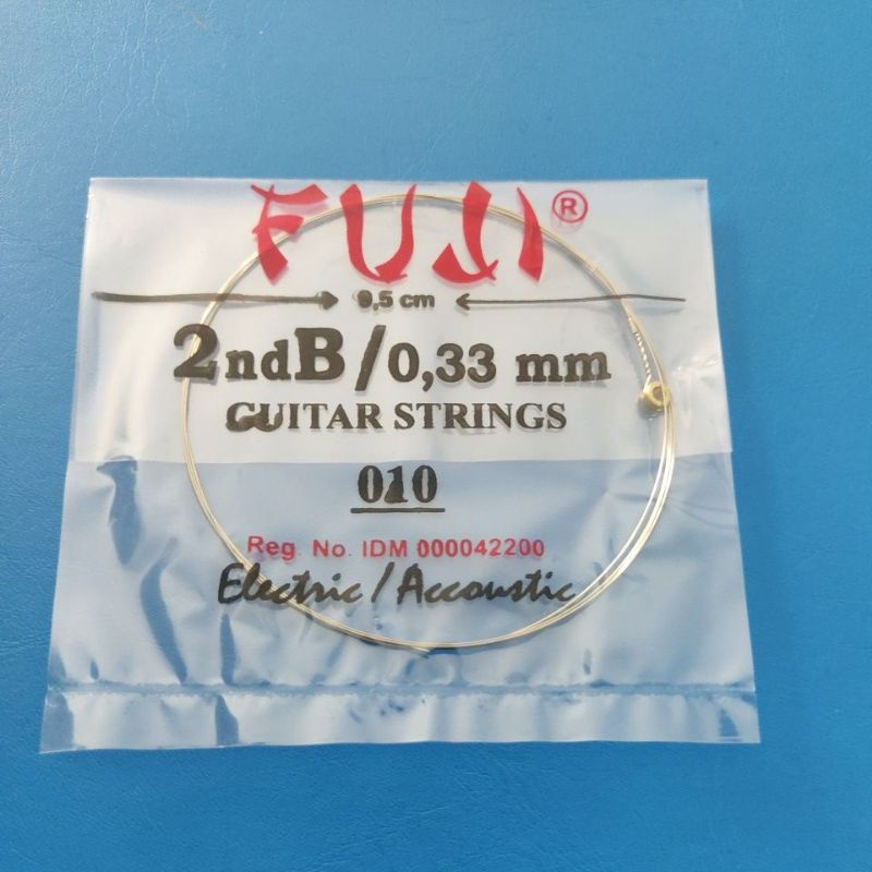 Senar Gitar Eceran Akustik Electric merk FUJI untuk set 010. ORIGINAL