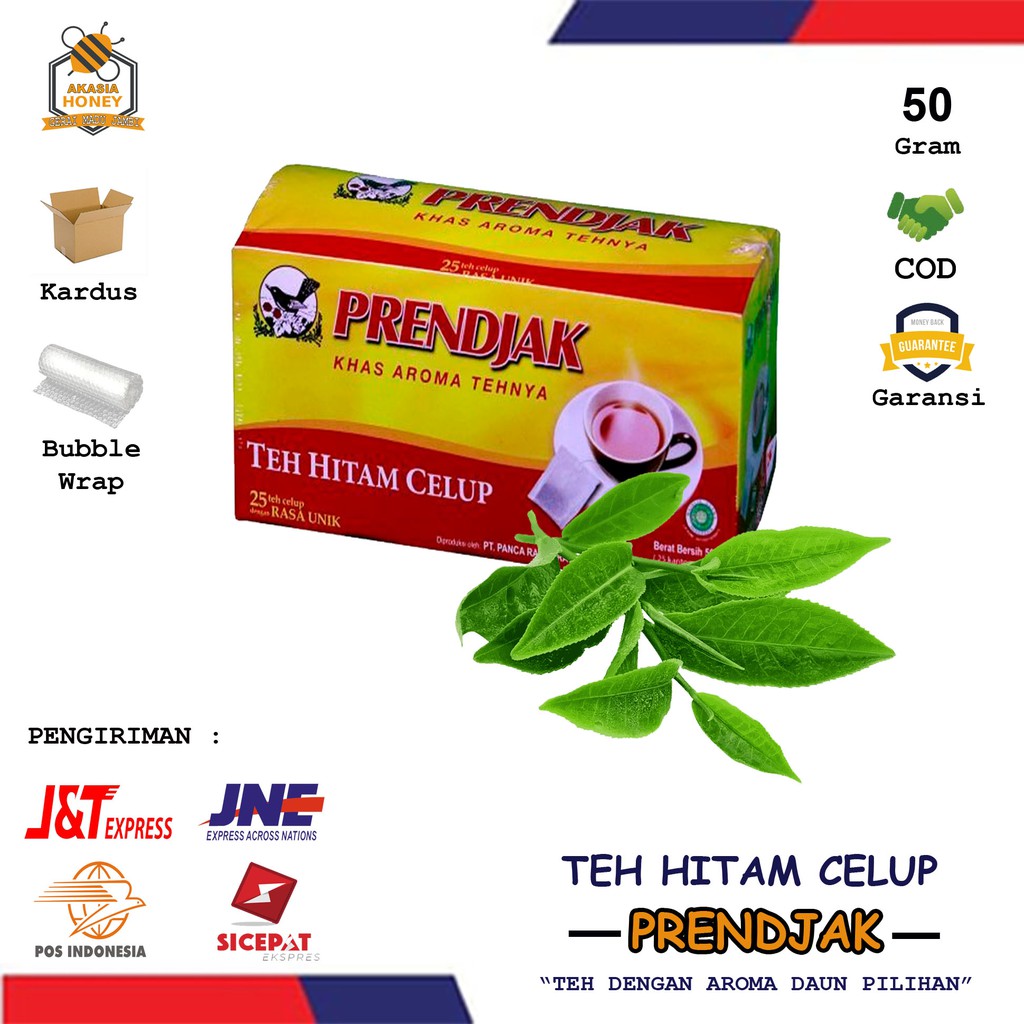 

TEH CELUP PRENDJAK DENGAN AROMA KHAS DAN DAUN TEH PILIHAN 50 GRAM