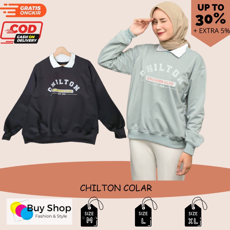 sweater kerah wanita - sweater wanita korea - sweater wanita oversize - sweter wanita kekinian - swe