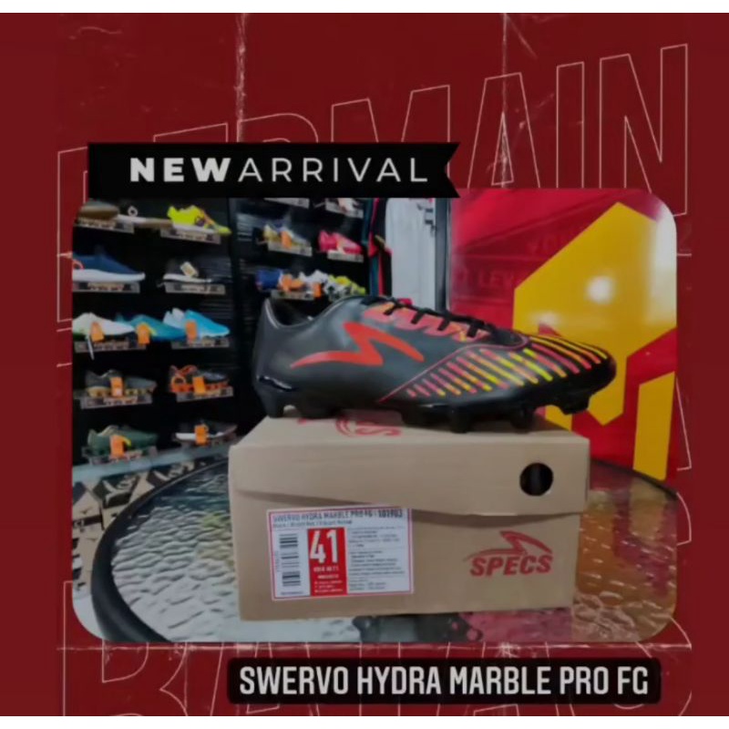 Sepatu sepakbola Specs SWERVO HYDRA MARBLE PRO FG