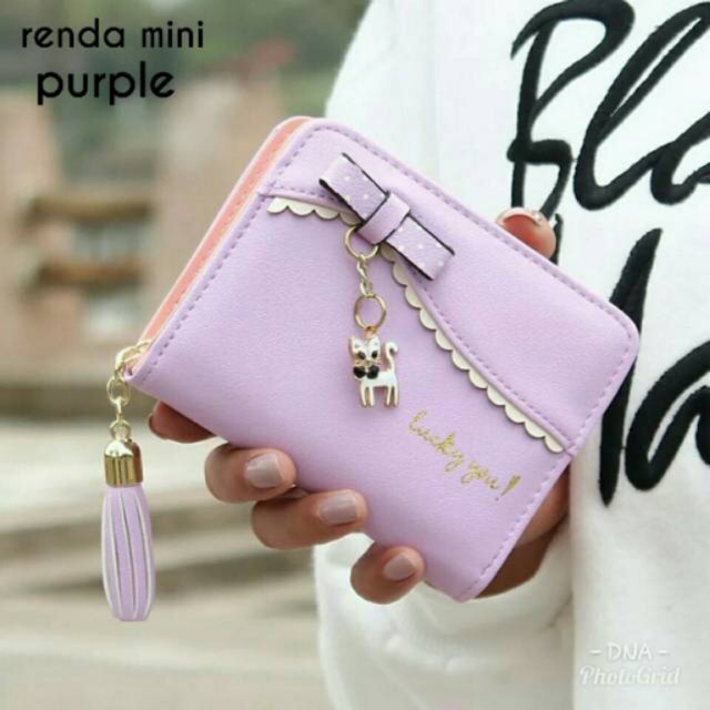 Dompet koin mini wanita type gantungan kucing