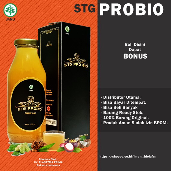STG PRO BIO PROBIOTIK ALAMI ASLI ORIGINAL 100% // Distributor Utama Stg Probio Pro Bio