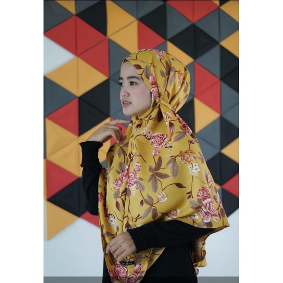 Bergo Maryam Bergo Orlin motif mewah