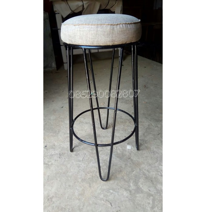 Kursi Stool Bar Cafe Makan Besi Sofa Vintage