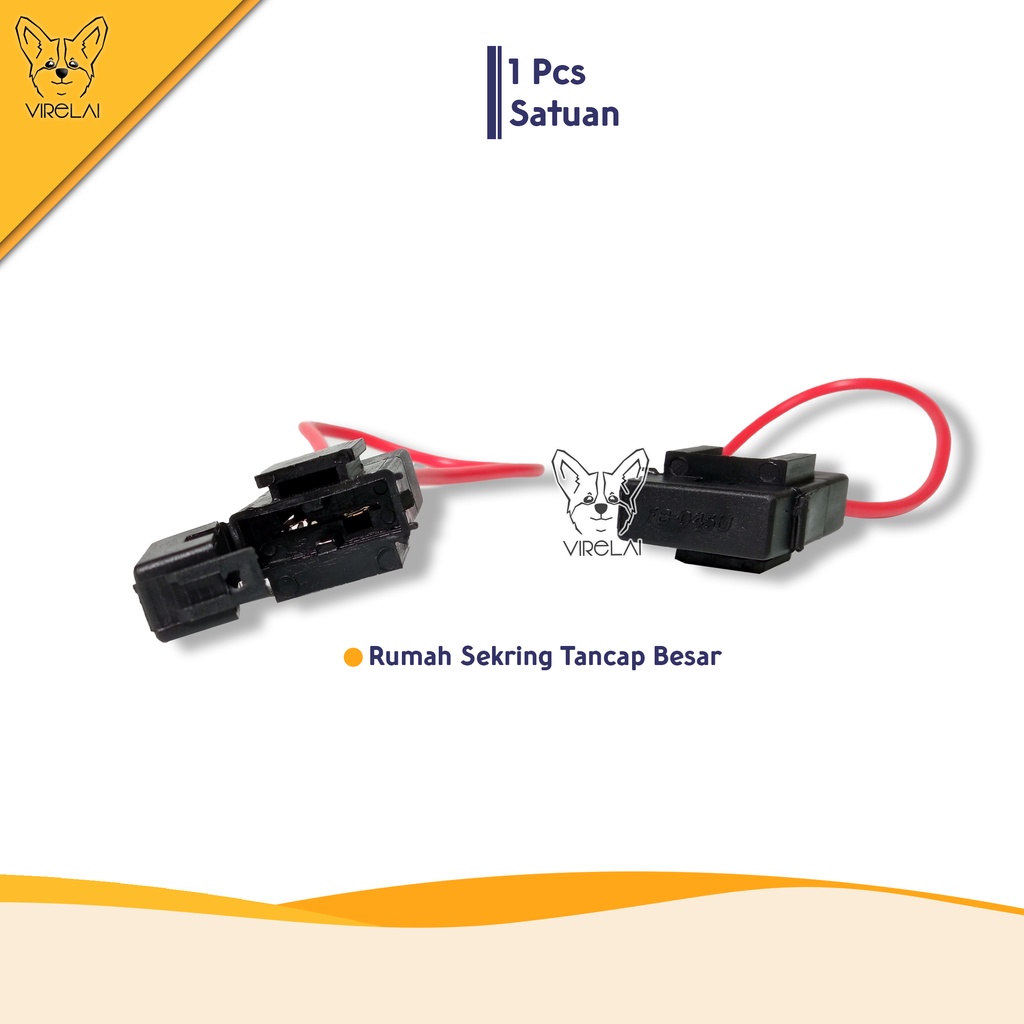 Rumah Sekring Tancap / Fuse Box Holder Besar / Mini / Mikro