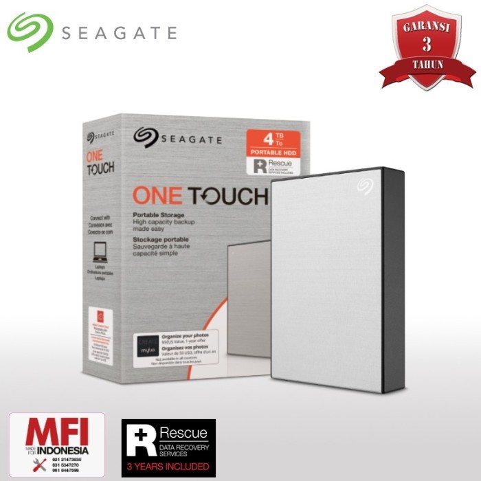 Seagate One Touch Harddisk Eksternal 4TB USB 3.2