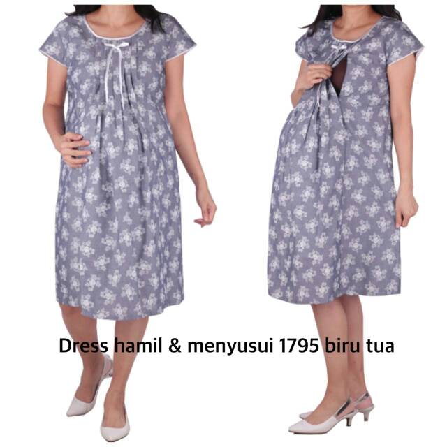 Dress hamil menyusui 1795 baju hamil